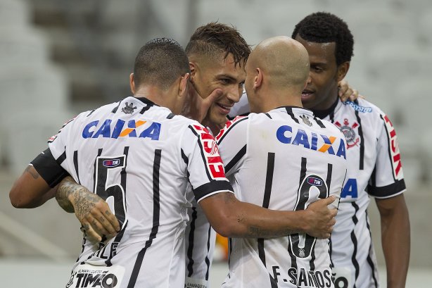 Durante o jogo entre Corinthians x Grêmio, realizado esta tarde na Arena Corinthians, válido pela 36ª rodada do Campeonato Brasileiro de 2014