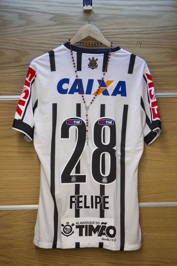 Nos vestiários antes do jogo entre Corinthians x Grêmio, realizado esta tarde na Arena Corinthians, válido pela 36ª rodada do Campeonato Brasileiro de 2014