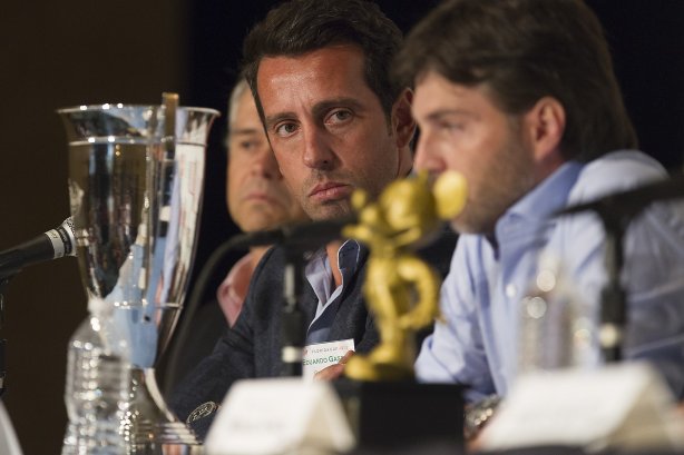 O gerente de futebol Edu Gaspar participa de conferencia de imprensa para apresentação do Florida Cup 2015, antes do treino desta tarde na cidade de Orlando/EUA. O próximo jogo da equipe será amanhã, dia 15/01, no Florida Cup, em Orlando/EUA, contra o Colonia da Alemanha