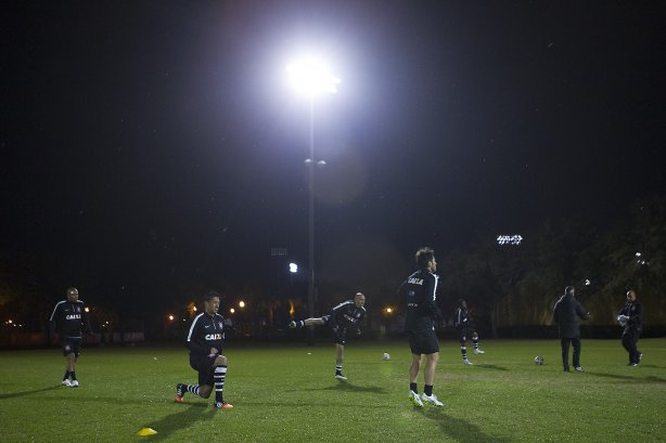 Nos vestiários antes do jogo entre Colonia/Alemanha x Corinthians/Brasl, realizado esta noite no ESPN Wide World of Sports Complex na cidade de Orlando/EUA, válido pela Florida Cup 2015