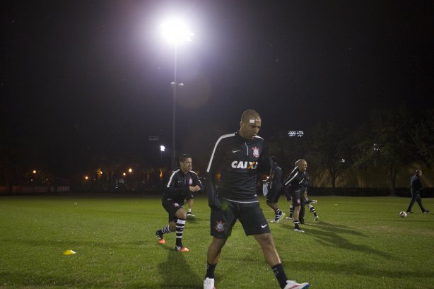 Nos vestiários antes do jogo entre Colonia/Alemanha x Corinthians/Brasl, realizado esta noite no ESPN Wide World of Sports Complex na cidade de Orlando/EUA, válido pela Florida Cup 2015