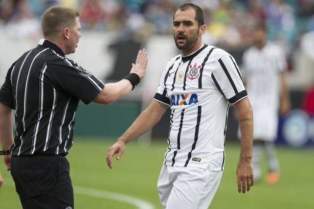 Durante o jogo entre Corinthians/Brasil x Bayer Leverkusen/Alemanha realizado esta tarde no Everbank Field, na cidade de Jacksonville/EUA, válido pela Florida Cup 2015