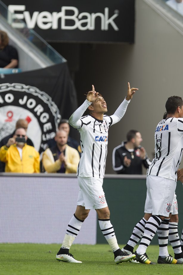 Durante o jogo entre Corinthians/Brasil x Bayer Leverkusen/Alemanha realizado esta tarde no Everbank Field, na cidade de Jacksonville/EUA, válido pela Florida Cup 2015