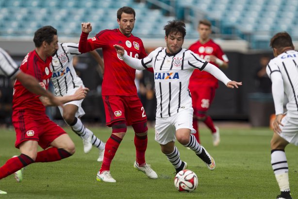 Durante o jogo entre Corinthians/Brasil x Bayer Leverkusen/Alemanha realizado esta tarde no Everbank Field, na cidade de Jacksonville/EUA, válido pela Florida Cup 2015
