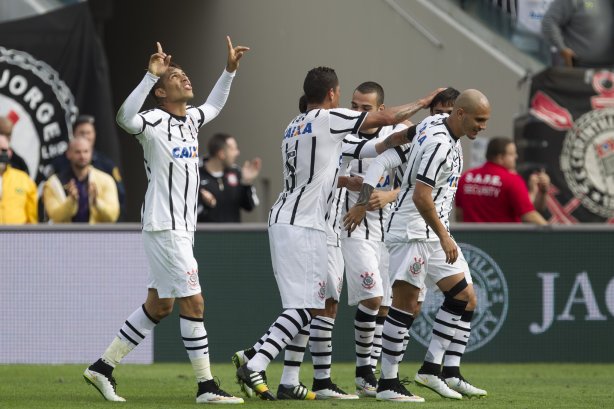 Durante o jogo entre Corinthians/Brasil x Bayer Leverkusen/Alemanha realizado esta tarde no Everbank Field, na cidade de Jacksonville/EUA, válido pela Florida Cup 2015