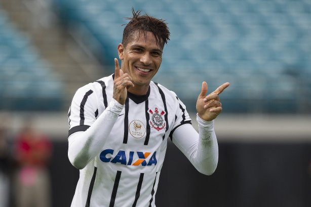 Durante o jogo entre Corinthians/Brasil x Bayer Leverkusen/Alemanha realizado esta tarde no Everbank Field, na cidade de Jacksonville/EUA, válido pela Florida Cup 2015
