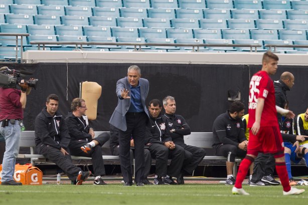 Durante o jogo entre Corinthians/Brasil x Bayer Leverkusen/Alemanha realizado esta tarde no Everbank Field, na cidade de Jacksonville/EUA, válido pela Florida Cup 2015