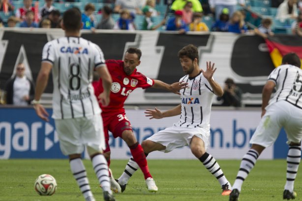 Durante o jogo entre Corinthians/Brasil x Bayer Leverkusen/Alemanha realizado esta tarde no Everbank Field, na cidade de Jacksonville/EUA, válido pela Florida Cup 2015