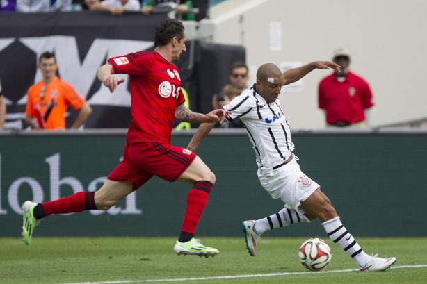 Durante o jogo entre Corinthians/Brasil x Bayer Leverkusen/Alemanha realizado esta tarde no Everbank Field, na cidade de Jacksonville/EUA, válido pela Florida Cup 2015