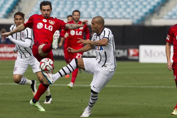 Durante o jogo entre Corinthians/Brasil x Bayer Leverkusen/Alemanha realizado esta tarde no Everbank Field, na cidade de Jacksonville/EUA, válido pela Florida Cup 2015