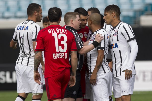 Durante o jogo entre Corinthians/Brasil x Bayer Leverkusen/Alemanha realizado esta tarde no Everbank Field, na cidade de Jacksonville/EUA, válido pela Florida Cup 2015