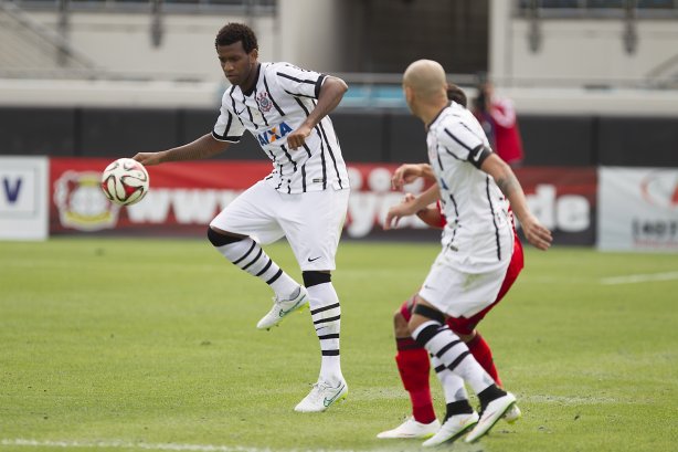 Durante o jogo entre Corinthians/Brasil x Bayer Leverkusen/Alemanha realizado esta tarde no Everbank Field, na cidade de Jacksonville/EUA, válido pela Florida Cup 2015