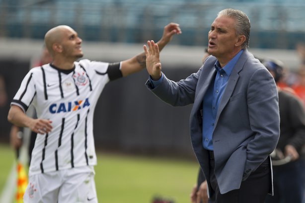 Durante o jogo entre Corinthians/Brasil x Bayer Leverkusen/Alemanha realizado esta tarde no Everbank Field, na cidade de Jacksonville/EUA, válido pela Florida Cup 2015