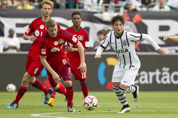 Durante o jogo entre Corinthians/Brasil x Bayer Leverkusen/Alemanha realizado esta tarde no Everbank Field, na cidade de Jacksonville/EUA, válido pela Florida Cup 2015