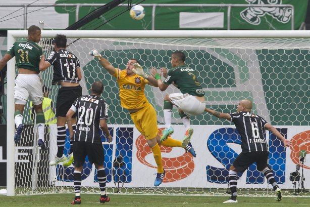 Durante o jogo realizado esta tarde na Allianz Arena entre Palmeiras x Corinthians, jogo válido pela 3ª rodada do Campeonato Paulista de 2015