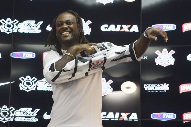 Durante o treino desta tarde no CT Joaquim Grava, localizado no Parque Ecológico do Tiete, zona leste da cidade. O próximo jogo será amanhã, sábado dia 14/02 contra o Botafogo/RP, na Arena Corinthians, válido pela 5ª rodada do Campeonato Paulista de 2015