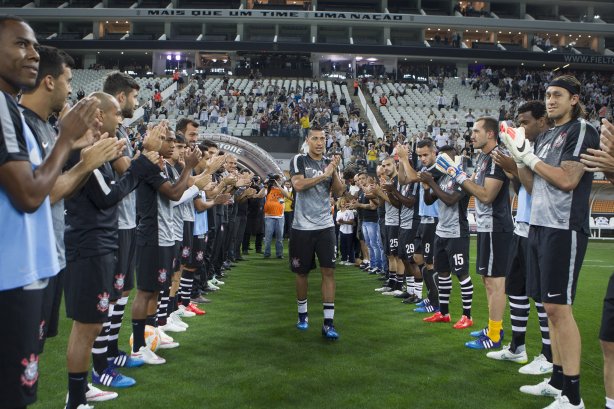 Durante o jogo realizado esta noite na Arena Corinthians entre Corinthians x São Paulo, jogo válido pelo primeiro turno da fase classificatoria da Copa Libertadores da América 2015