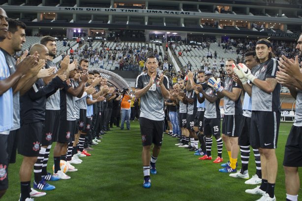 Durante o jogo realizado esta noite na Arena Corinthians entre Corinthians x São Paulo, jogo válido pelo primeiro turno da fase classificatoria da Copa Libertadores da América 2015