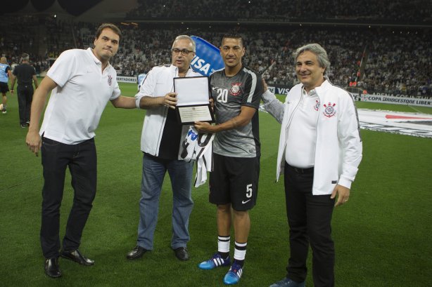 Durante o jogo realizado esta noite na Arena Corinthians entre Corinthians x São Paulo, jogo válido pelo primeiro turno da fase classificatoria da Copa Libertadores da América 2015