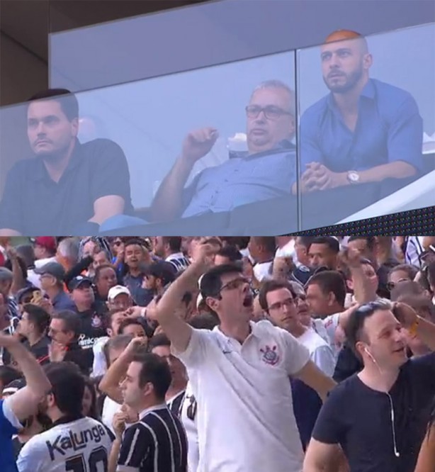Edu Ferreira e Roberto de Andrade foram xingados pela torcida
