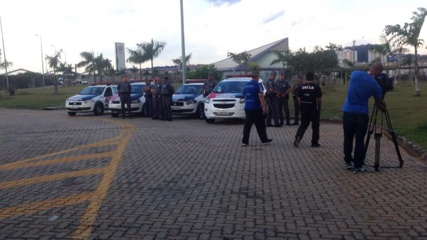 Polícia Militar reforçou segurança no CT Joaquim Grava