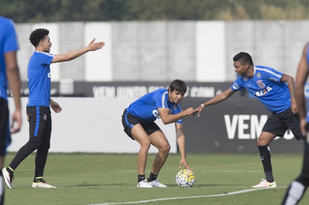 Prepração para o Atlético-PR