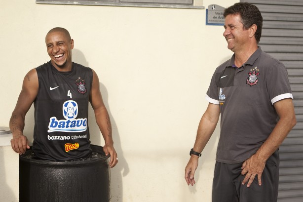 Roberto Carlos e Walmir, em 2009