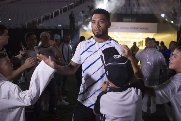Kazim foi um dos novatos apresentados no Timão