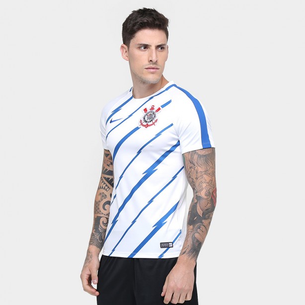 Camisa do Corinthians Nike Pré-Match, de frente