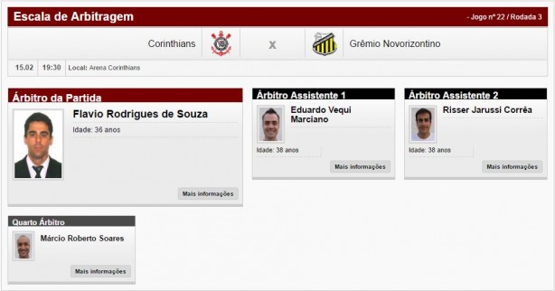 Flávio Rodrigues de Souza será o árbitro principal