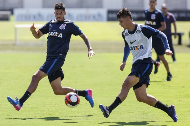Joias da base, Marciel e Pedro Henrique treinam no CT Joaquim Grava