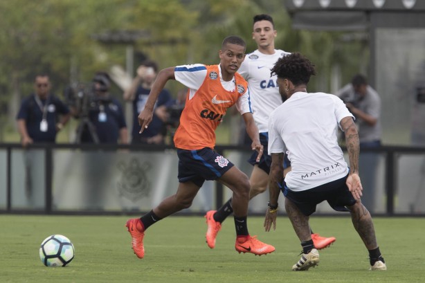 Pedrinho vem se destacando nos treinamentos