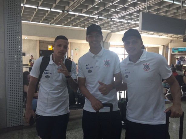 Arana, Marciel e Jabá registram início de viagem para Cuiabá