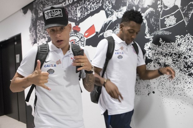 Guilherme Arana e Moisés chegam para enfrentar a Luverdense, na Arena