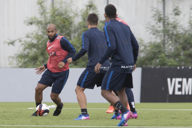 Corinthians realizou treinamento ttico neste sbado