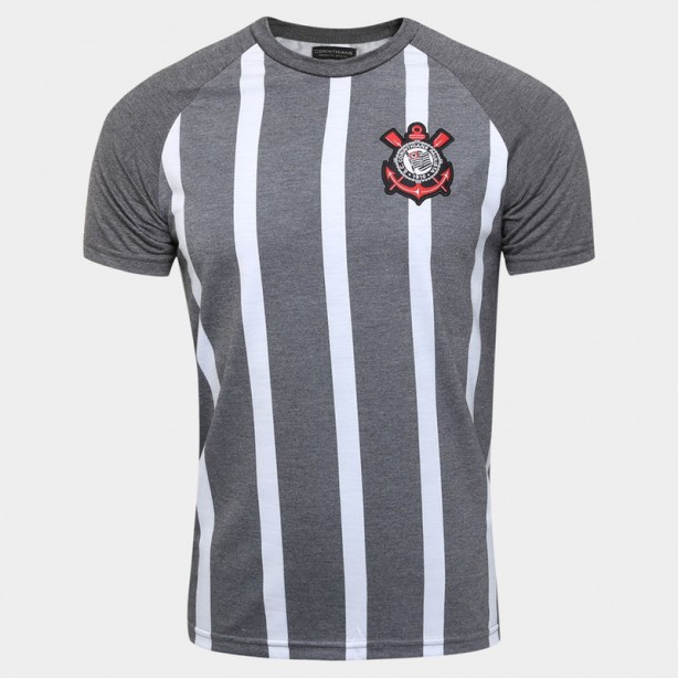 Camisa do Corinthians retr preta