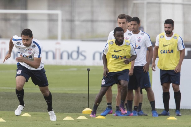 O treino foi o ltimo antes do confronto contra a Universidad de Chila