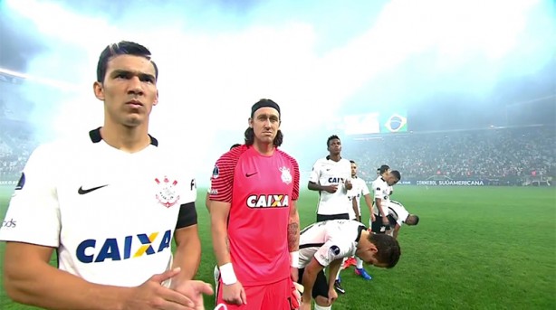 Balbuena foi o capito do Corinthians diante da Universidad de Chile