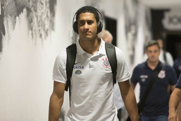 Pablo antes do jogo contra o Botafogo-SP, pelo Paulistão