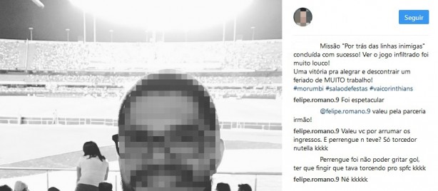 Alvinegro curtindo a vitória no Morumbi