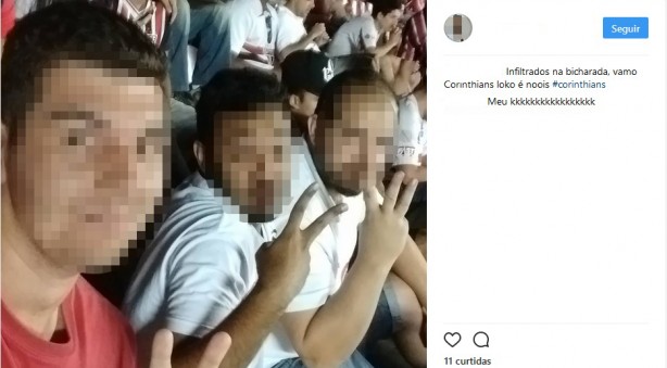 Corintianos no Morumbi