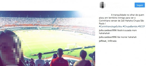 Corintianos no Morumbi