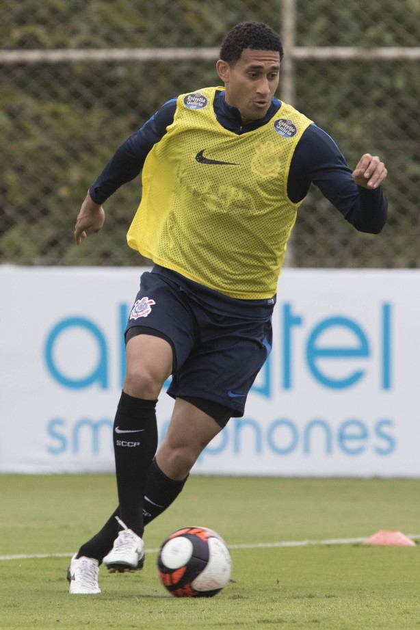 Pablo treinando para encarar a Ponte, pela final o Paulistão