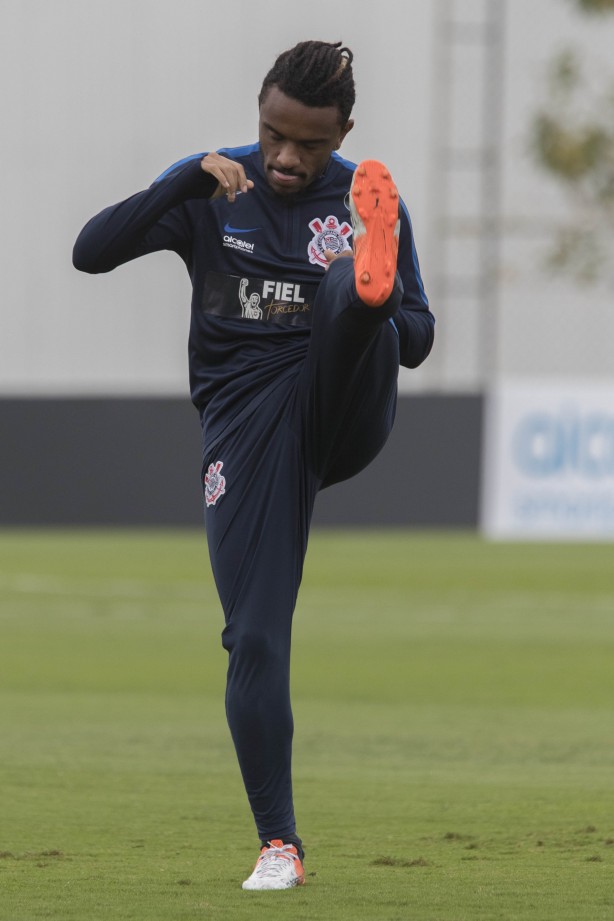 Paulo Roberto durante treino preparatório para a final contra a Ponte