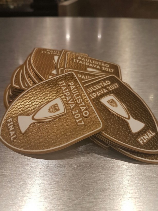 Patch em alusão a final será vendido na loja da Arena