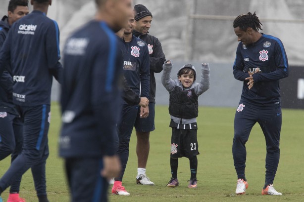 A atividade contou com a presena do filho de Fagner, o pequeno Henrique