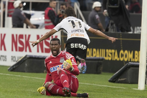 Romero marcou o gol do Corinthians no segundo jogo da final do Paulistão