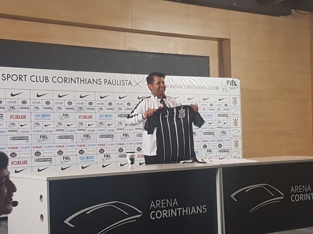 Local das entrevistas coletivas da Arena Corinthians