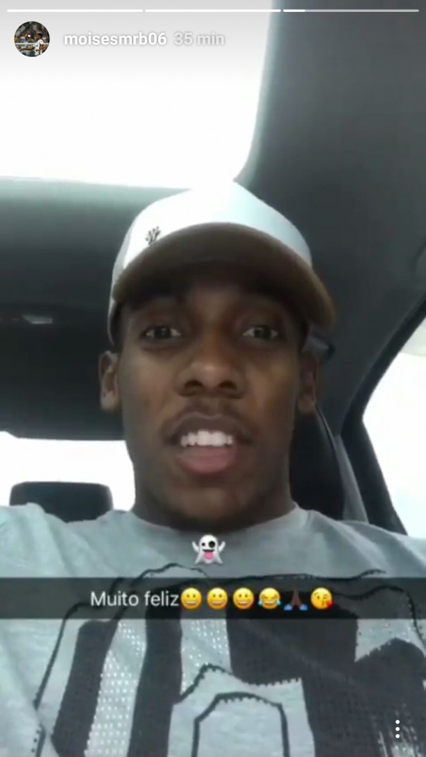 Moisés estava internado desde sábado devido a forte gripe
