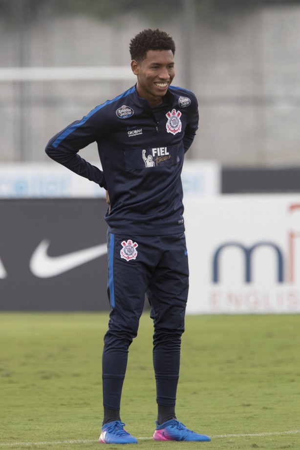 O jovem Warian no treino da manhã desse sábado